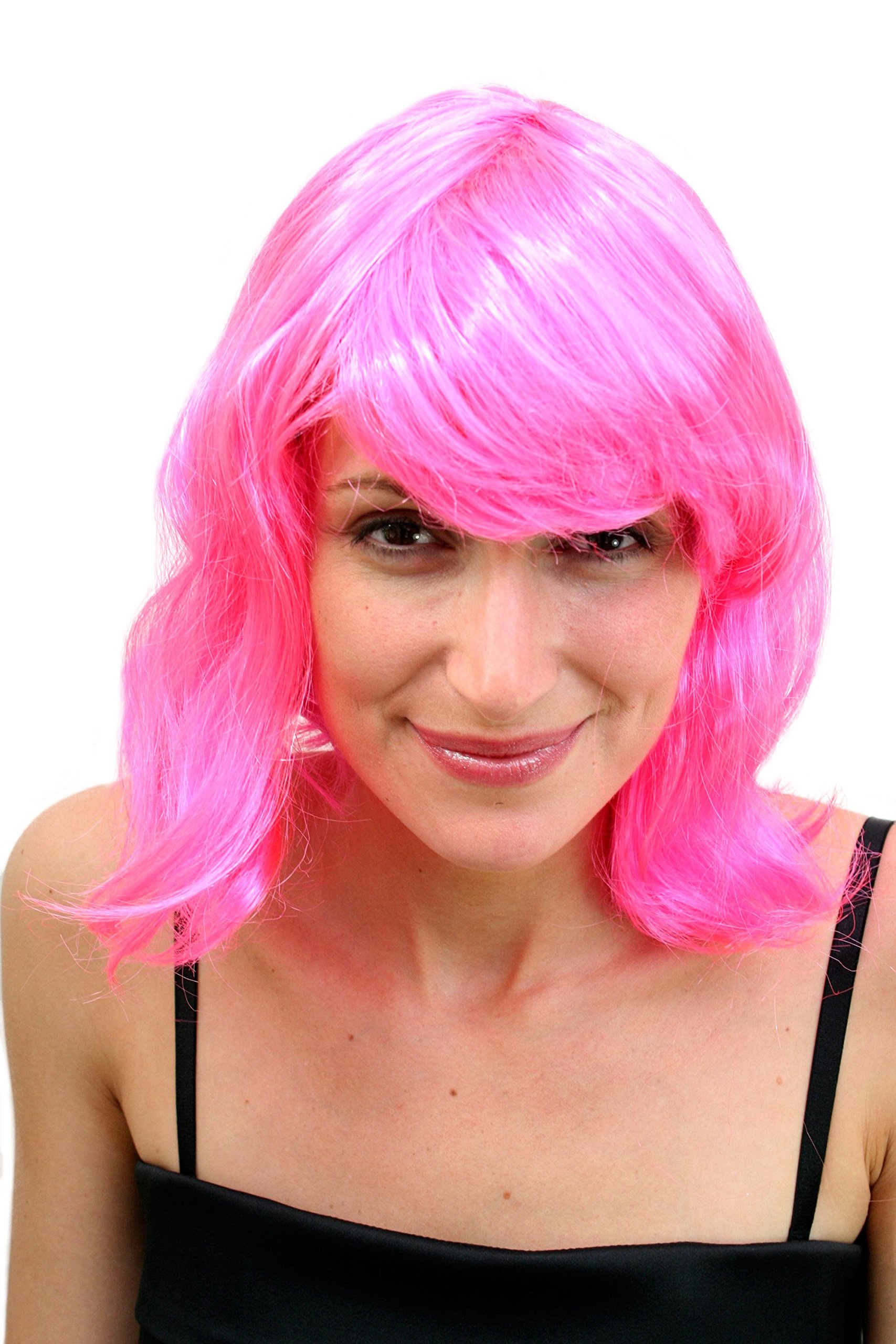 wig-me-up-funky-party-per-cke-pink-rosa-f-r-fasching-und-disco image 1