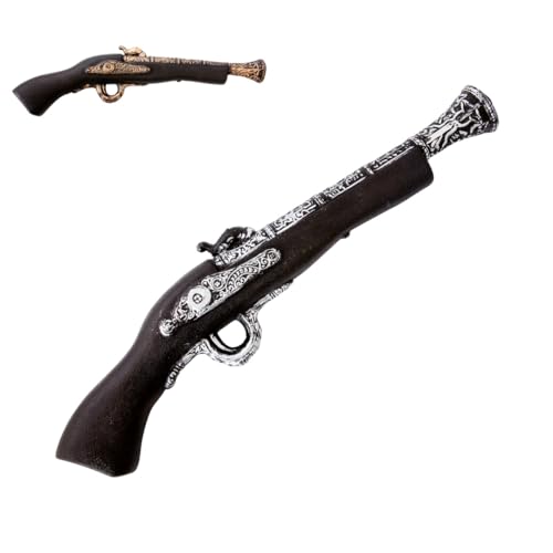 ptit-clown-piratenpistole-42-cm-kunststoff-gold-oder-silber image 8