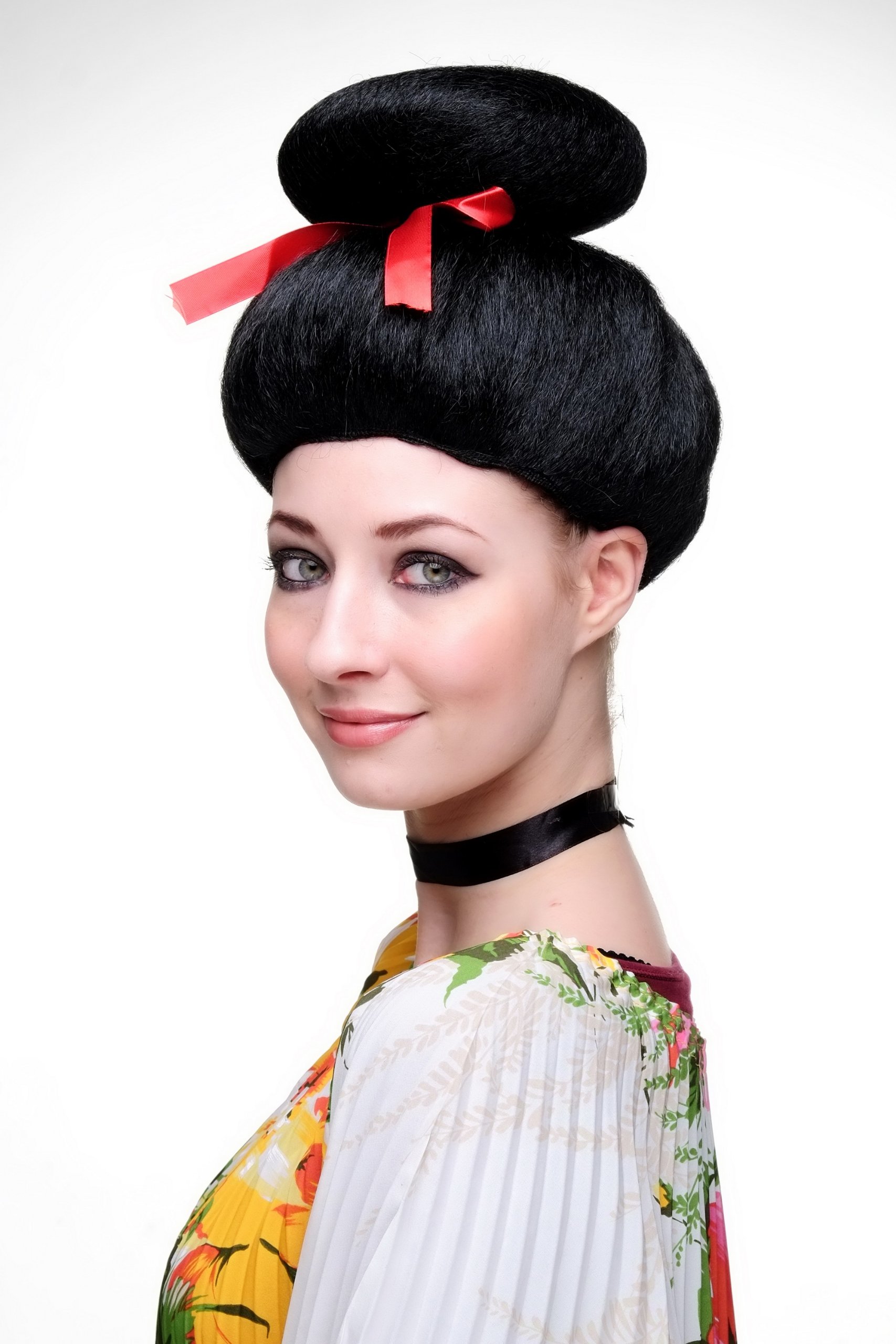 wig-me-up-2120-p103-geisha-per-cke-schwarz-japan-cosplay-damen image 3