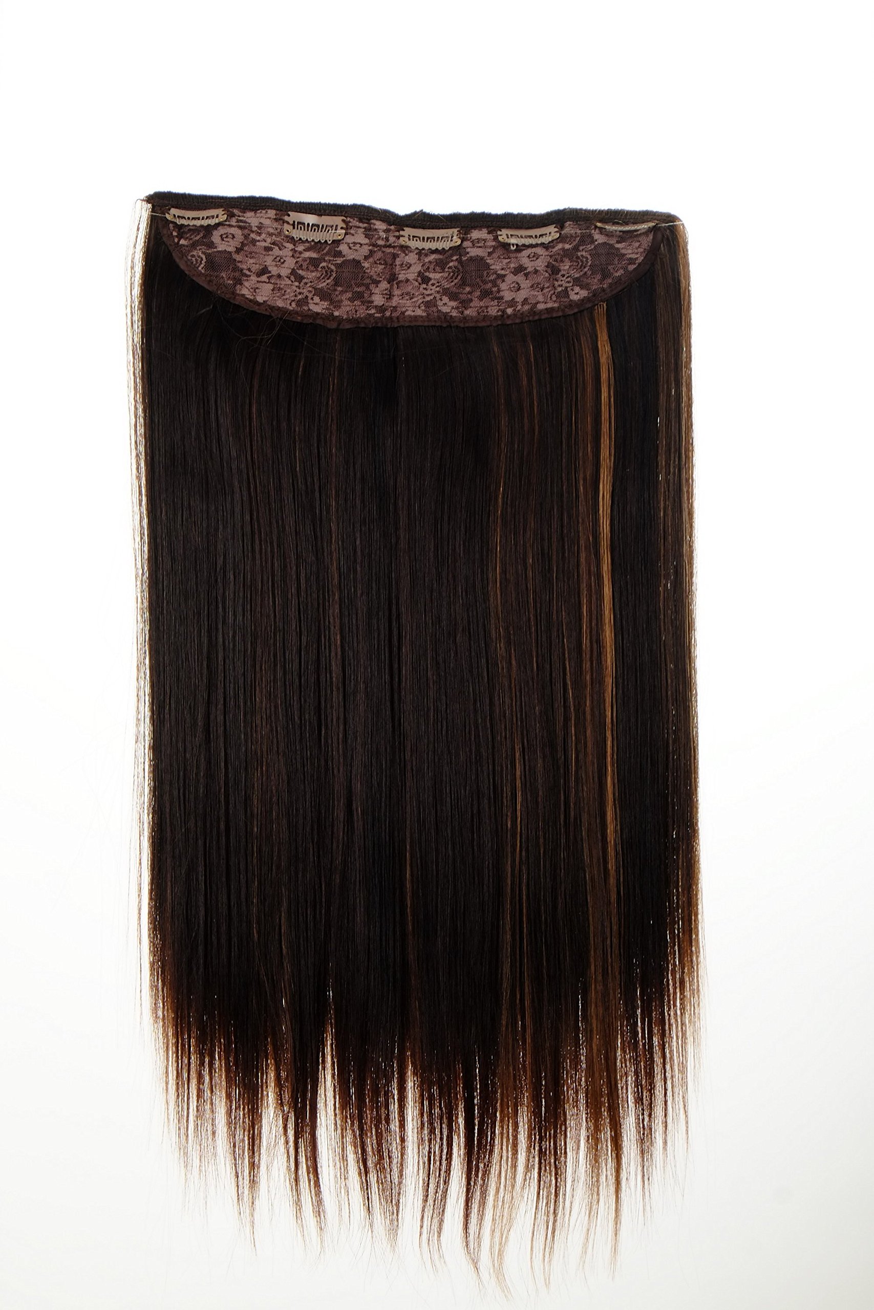 wig-me-up-l30172-haarteil-extension-60-cm-braun-mix-glatt-5-clips image 2