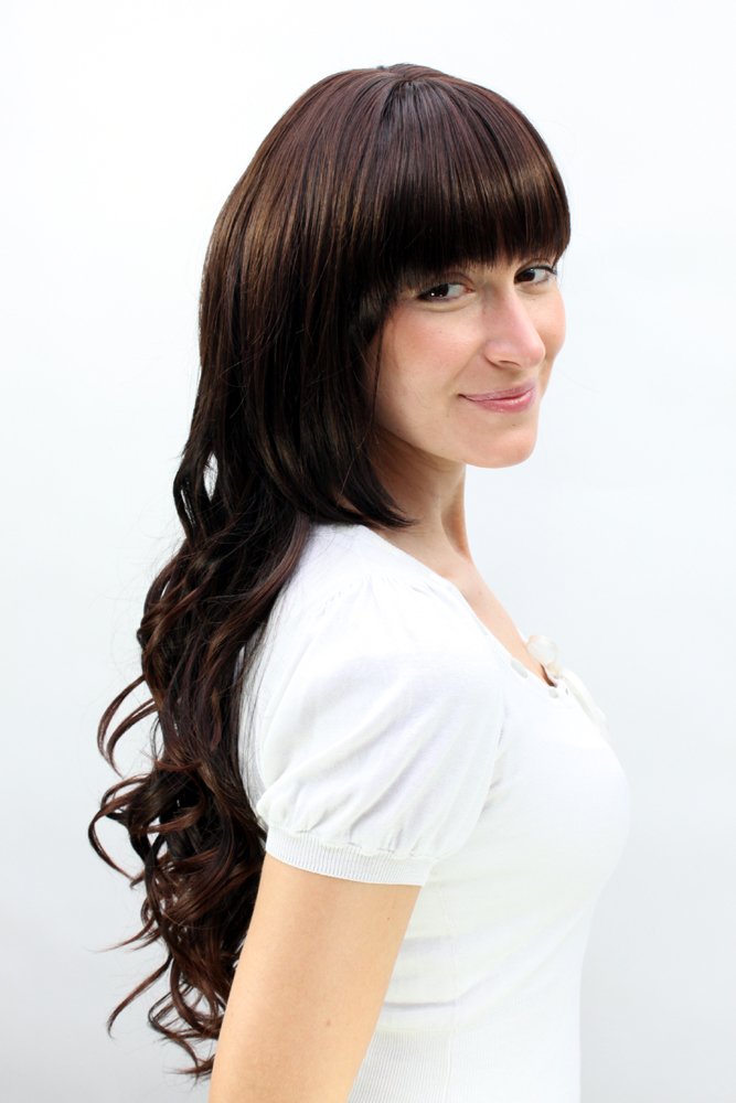 wig-me-up-a38-2t33-damen-per-cke-dunkelbraun-extra-lang-wellig-70-cm image 2