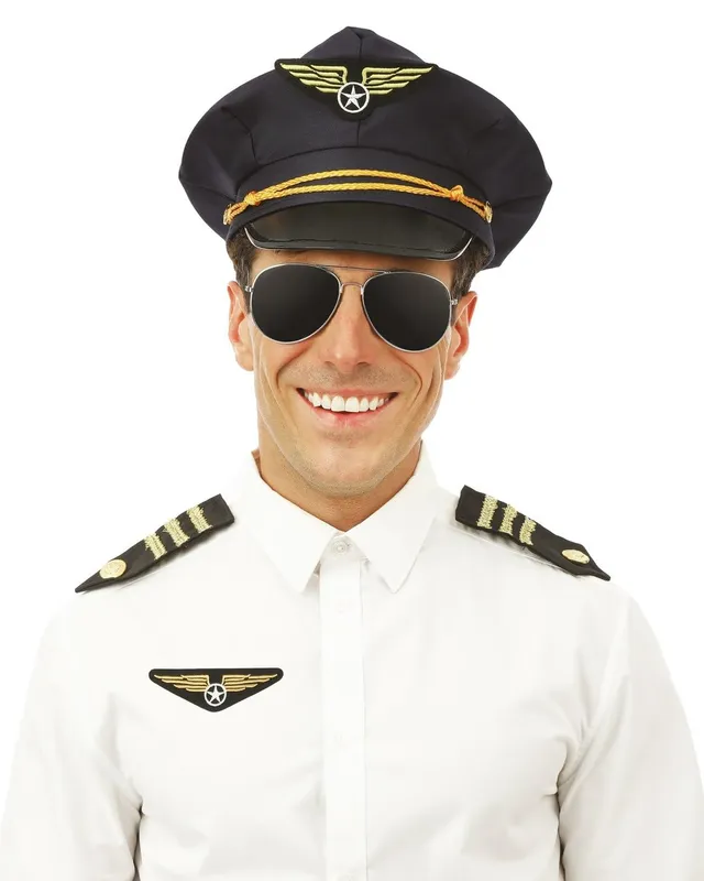 ptit-clown-66643-flugzeugpiloten-set-marineblau-schwarz image 1