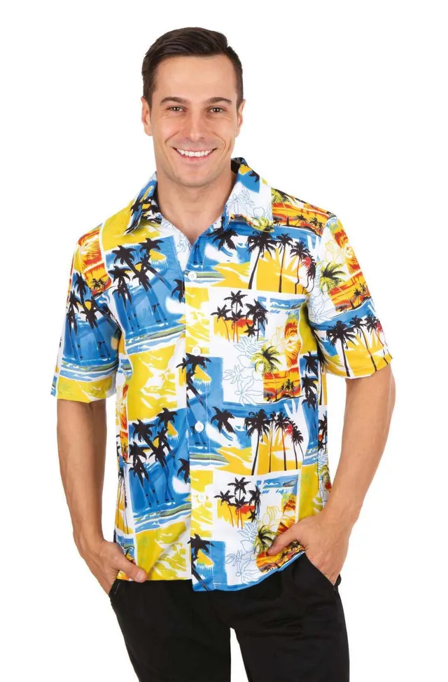 ptit-clown-hawaii-hemd-herren-mehrfarbig-gr-e-s-m image 1