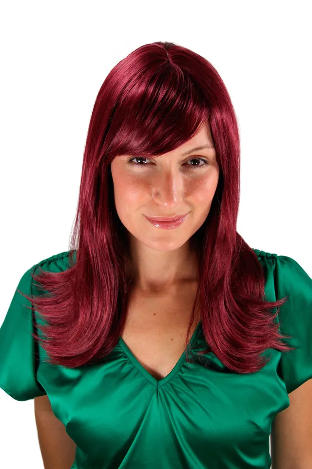 wig-me-up-3218-39-damen-per-cke-aubergine-rot-50-cm-mit-seitenscheitel image 1