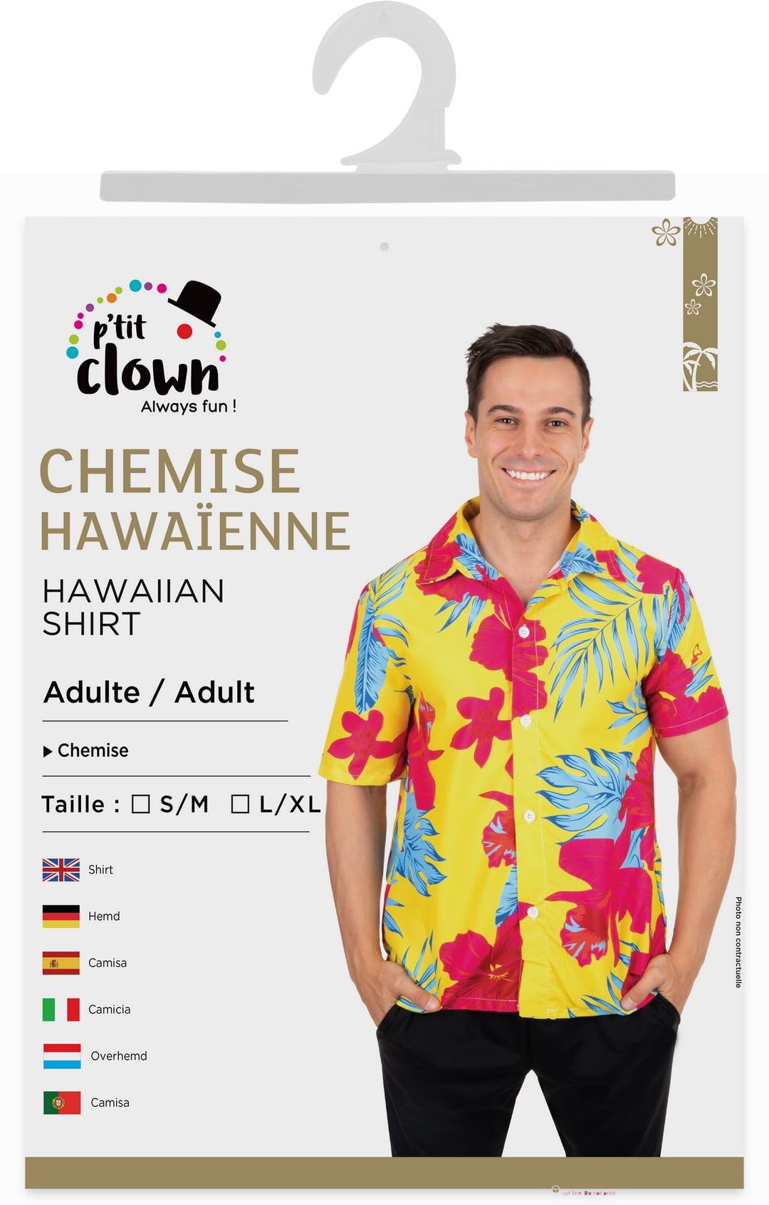 p-tit-clown-hawaiianisches-hemd-21105-mehrfarbig-karneval-kost-mhemd image 2