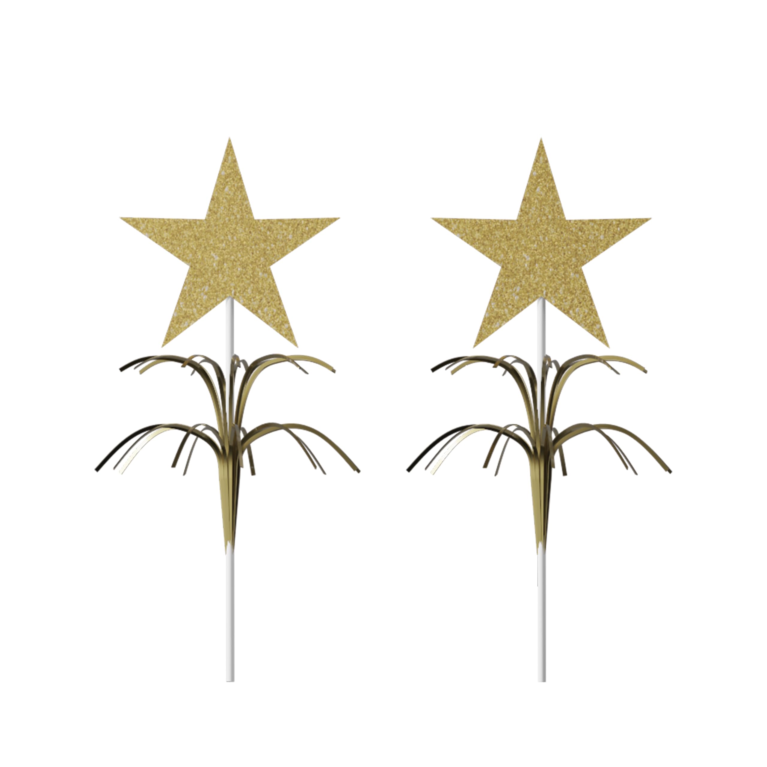 p-tit-clown-re22610-stern-picks-gold-2-st-ck-kuchendeko-tischdeko image 1