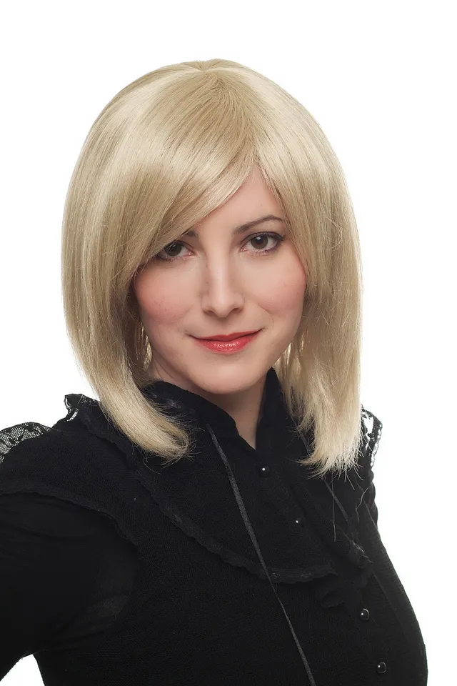 wig-me-up-1215-22-damen-per-cke-blond-bob-mittellang-30-cm-seitenscheitel image 1