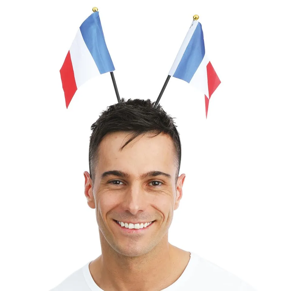 p-tit-clown-haarreif-frankreich-blau-wei-rot-fan image 1