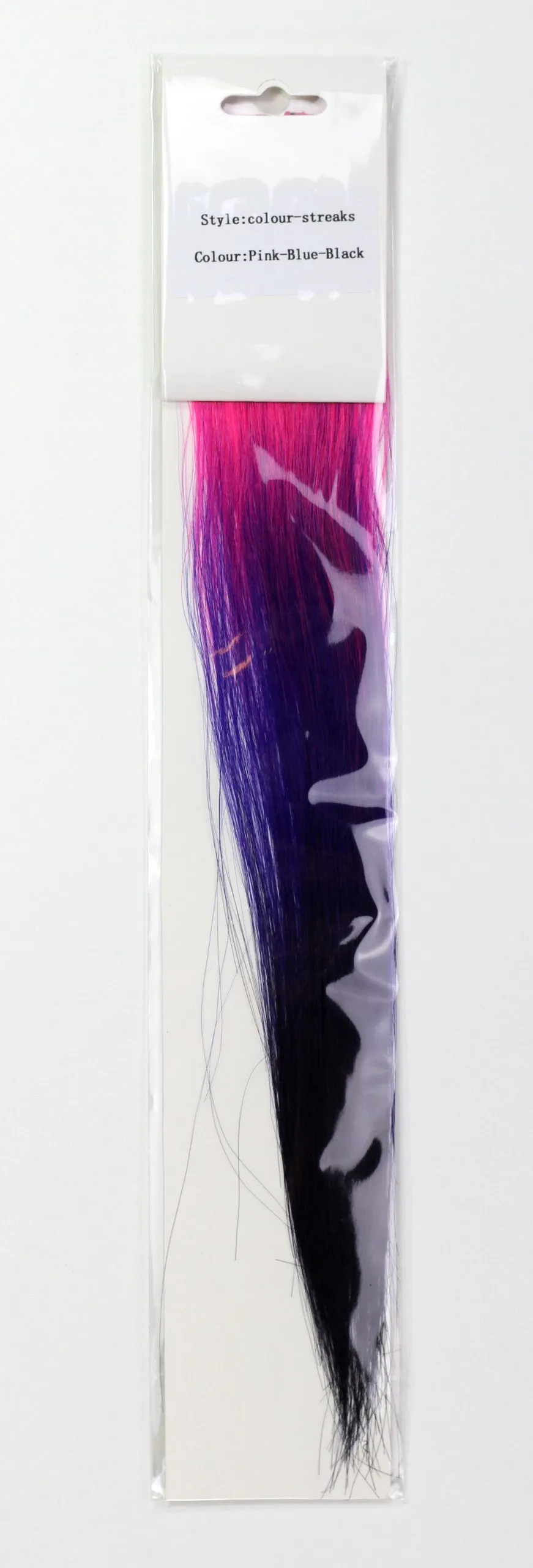 wig-me-up-neon-clip-in-str-hnen-2er-set-pink-blau-schwarz-30-cm image 1