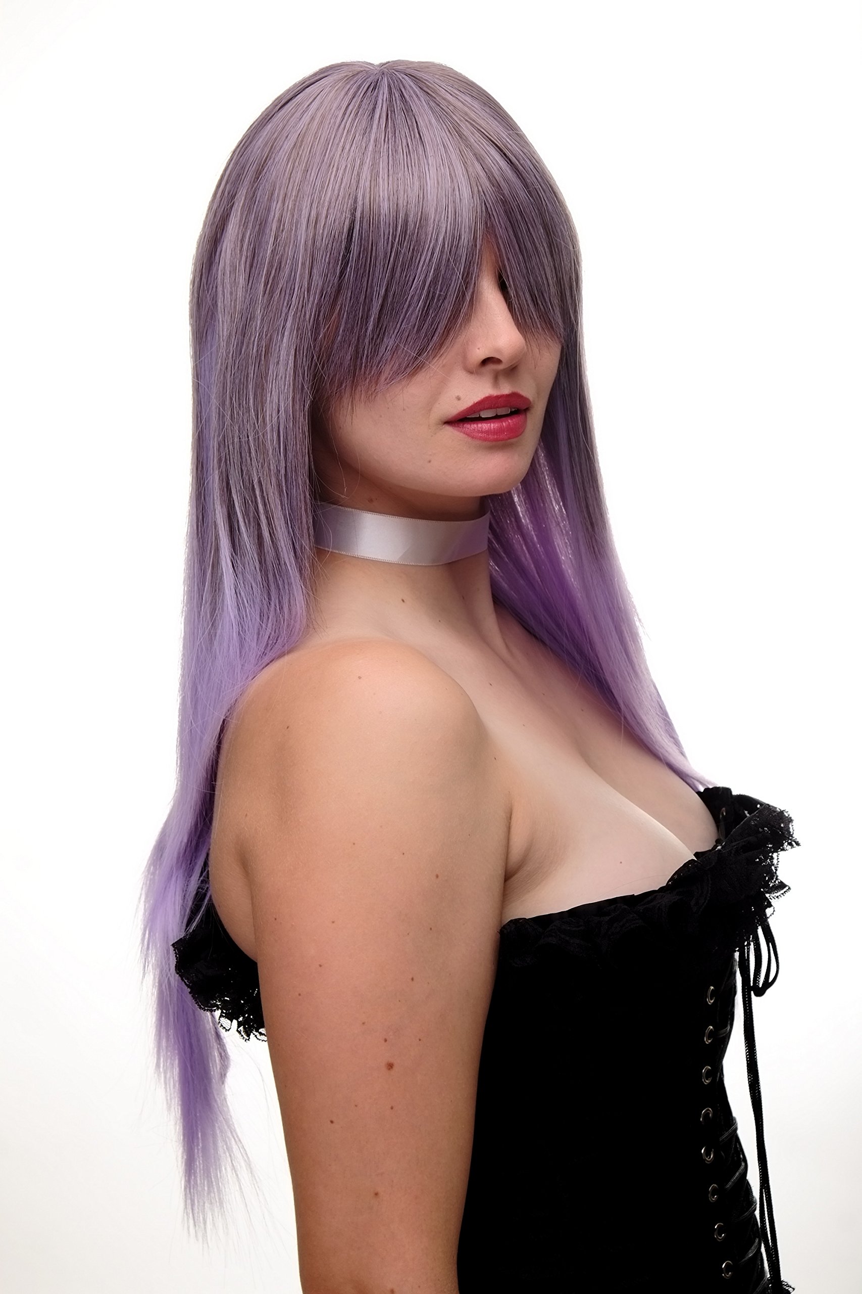 wig-me-up-gf-w2170-damenper-cke-sehr-lang-glatt-70-cm-braun-lila-pony image 7