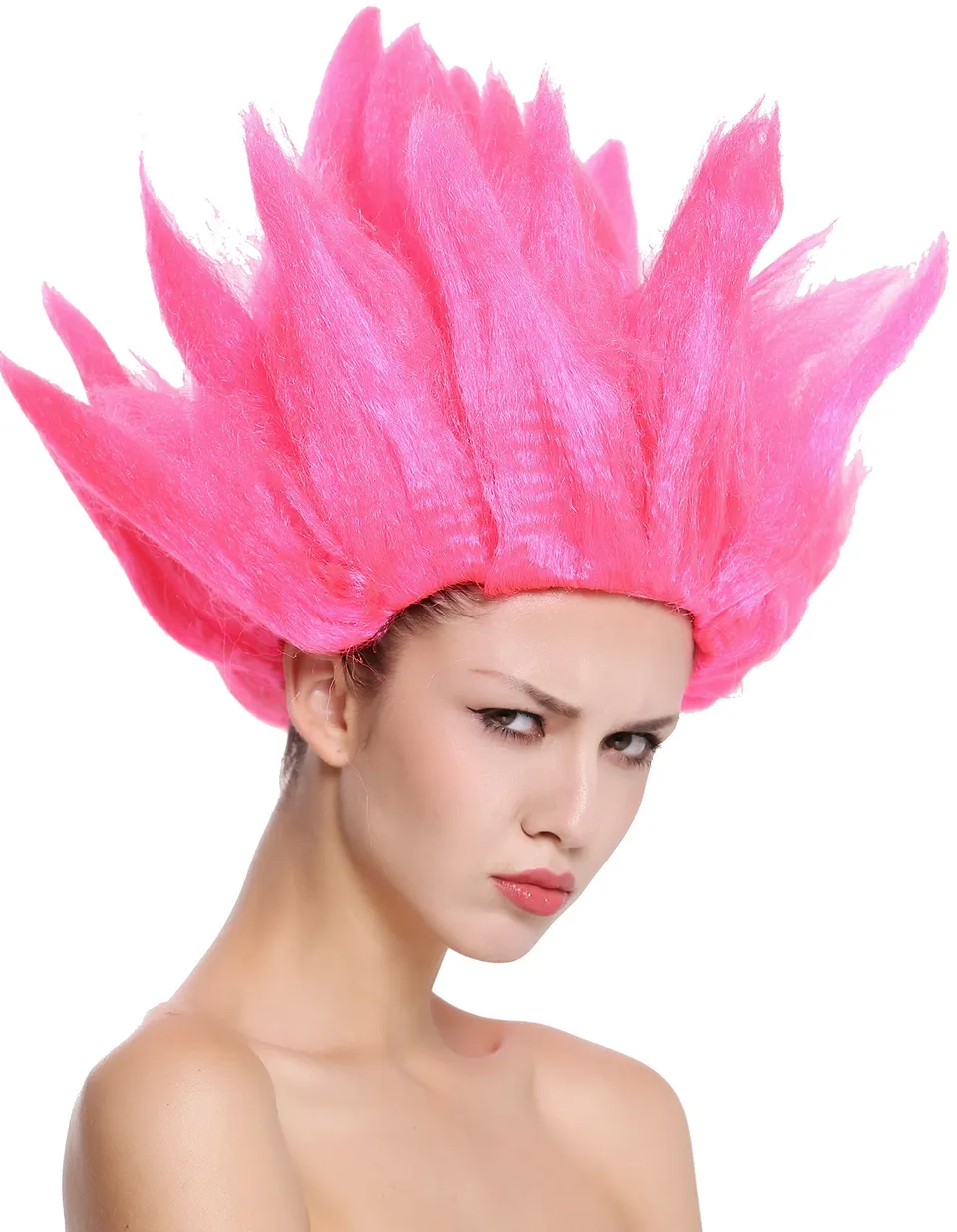 wig-me-up-91062-pc5-hochtoupierte-per-cke-fee-blume-pink-rosa image 1