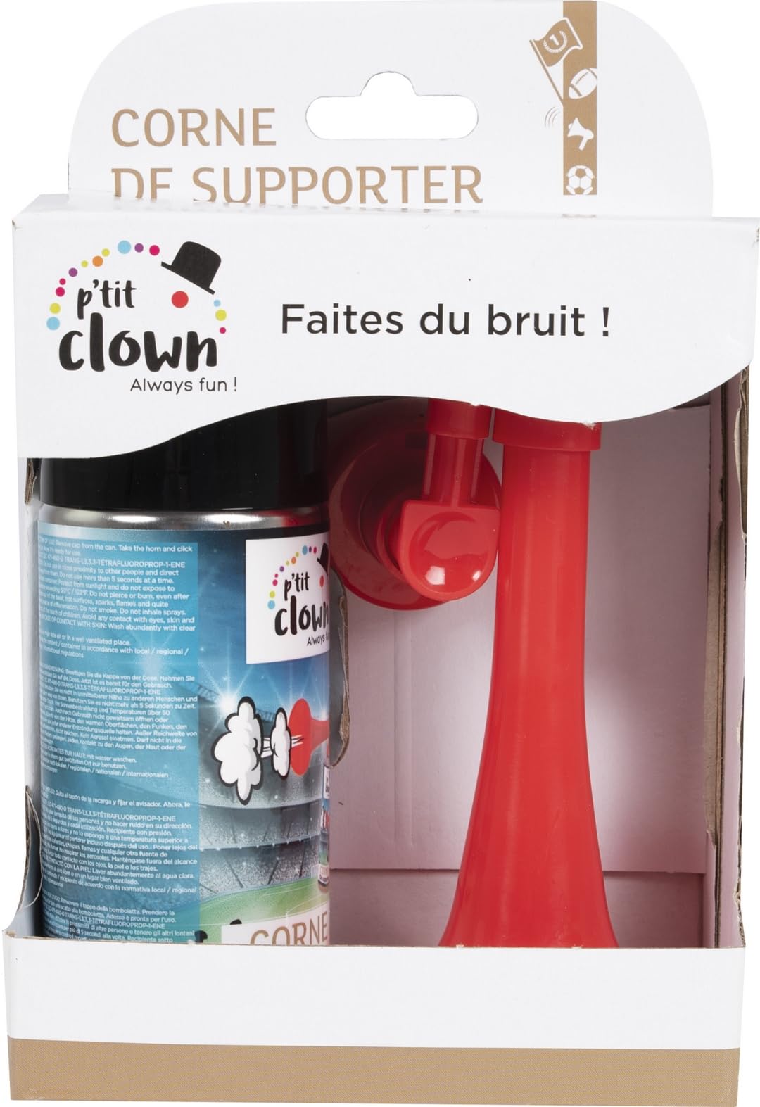 ptit-clown-gasdruckfanfare-100-ml-nicht-entflammbar-fan-accessoire image 2