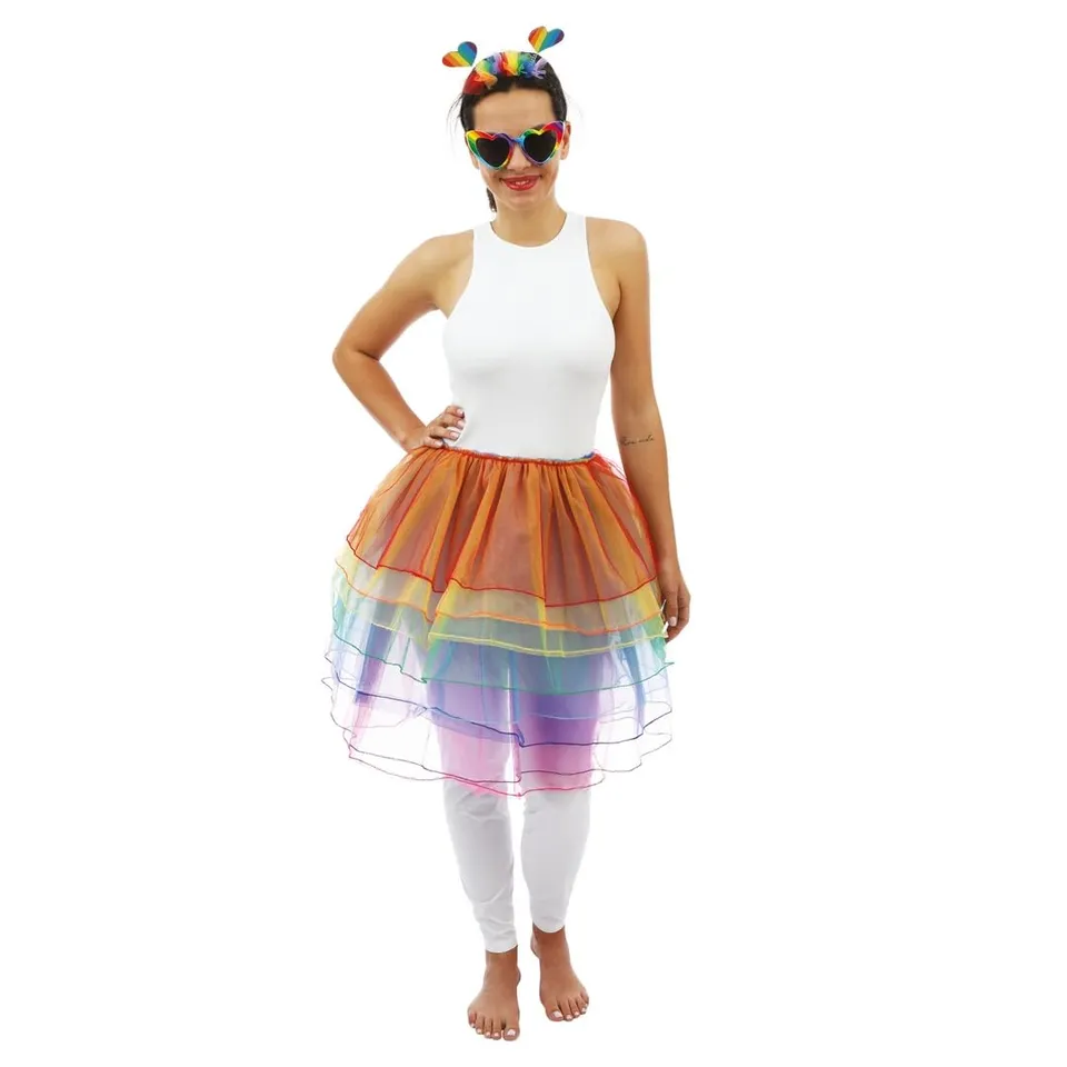 ptit-clown-23262-erwachsenenkost-m-regenbogen-one-size image 1