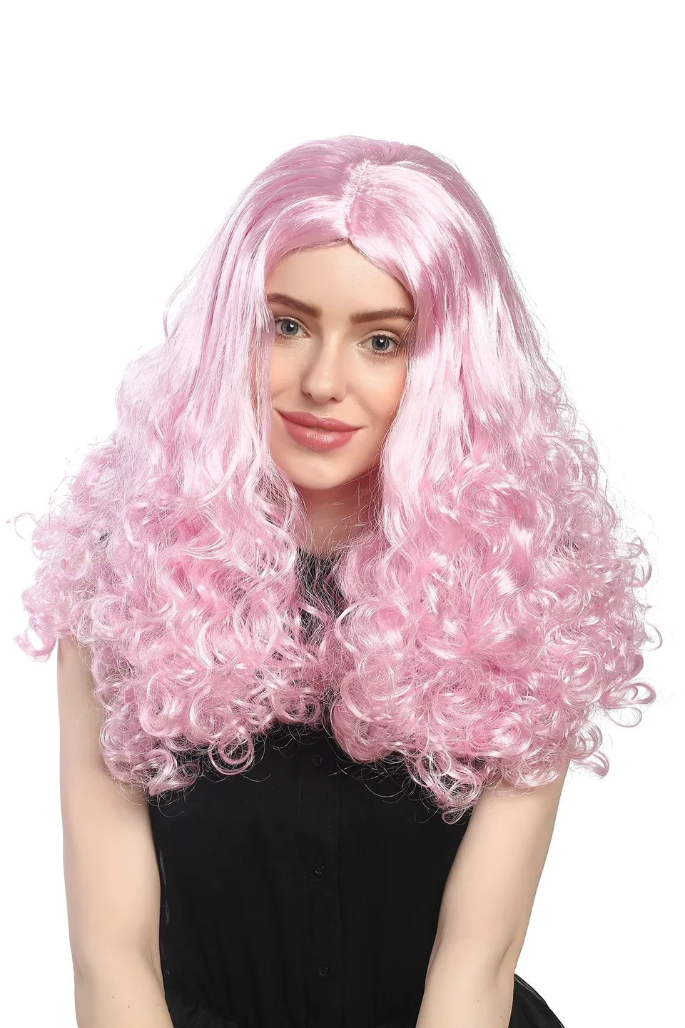 wig-me-up-mh-020-za28-per-cke-damen-lang-lockig-hell-pink-prinzessin image 1