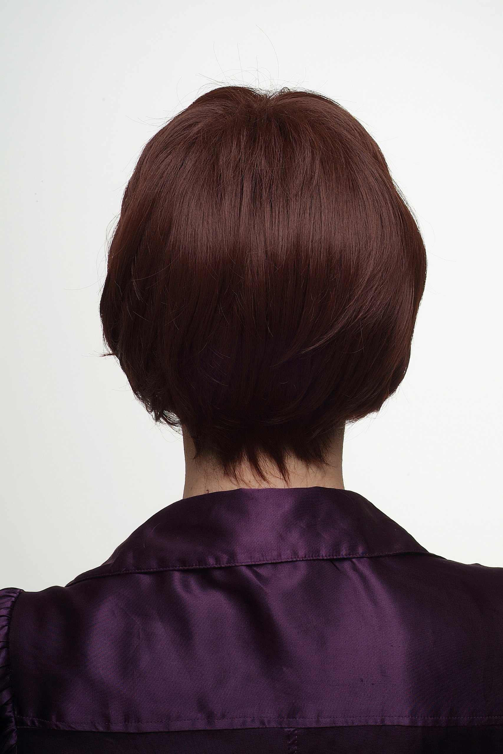 wig-me-up-sa040-33-kurzhaar-per-cke-braun-twiggy-bob-25-cm-unisex image 3