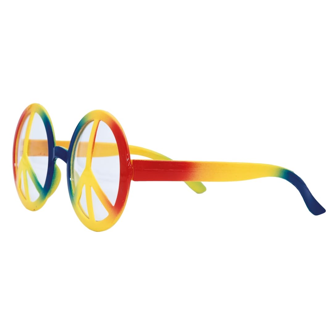 ptit-clown-40001-hippie-brille-peace-and-love-mehrfarbig-kunststoff image 3