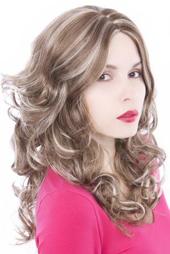 wig-me-up-gfw982-12h26-damenper-cke-lang-lockig-mittelblond-mit-hellen-str-hnen image 6