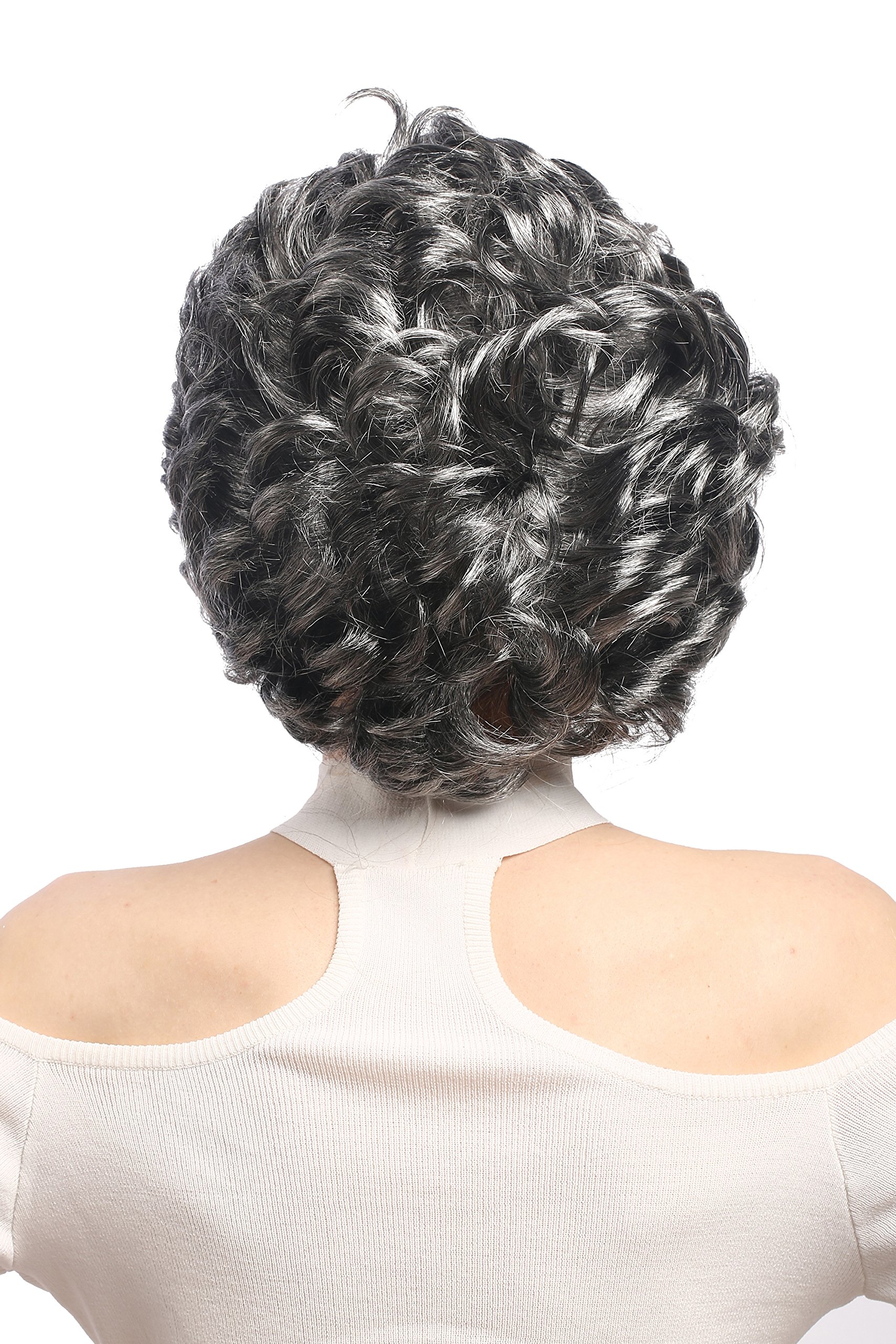 wig-me-up-91097-za63-za103-oma-per-cke-grau-schwarz-meliert-lockig-kurz-ca-25-cm image 3
