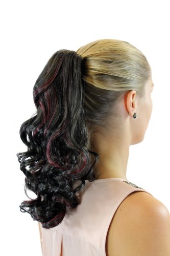 wig-me-up-xf-0021-4h39r-haarteil-zopf-lockig-35-cm-dunkelbraun-rot image 4