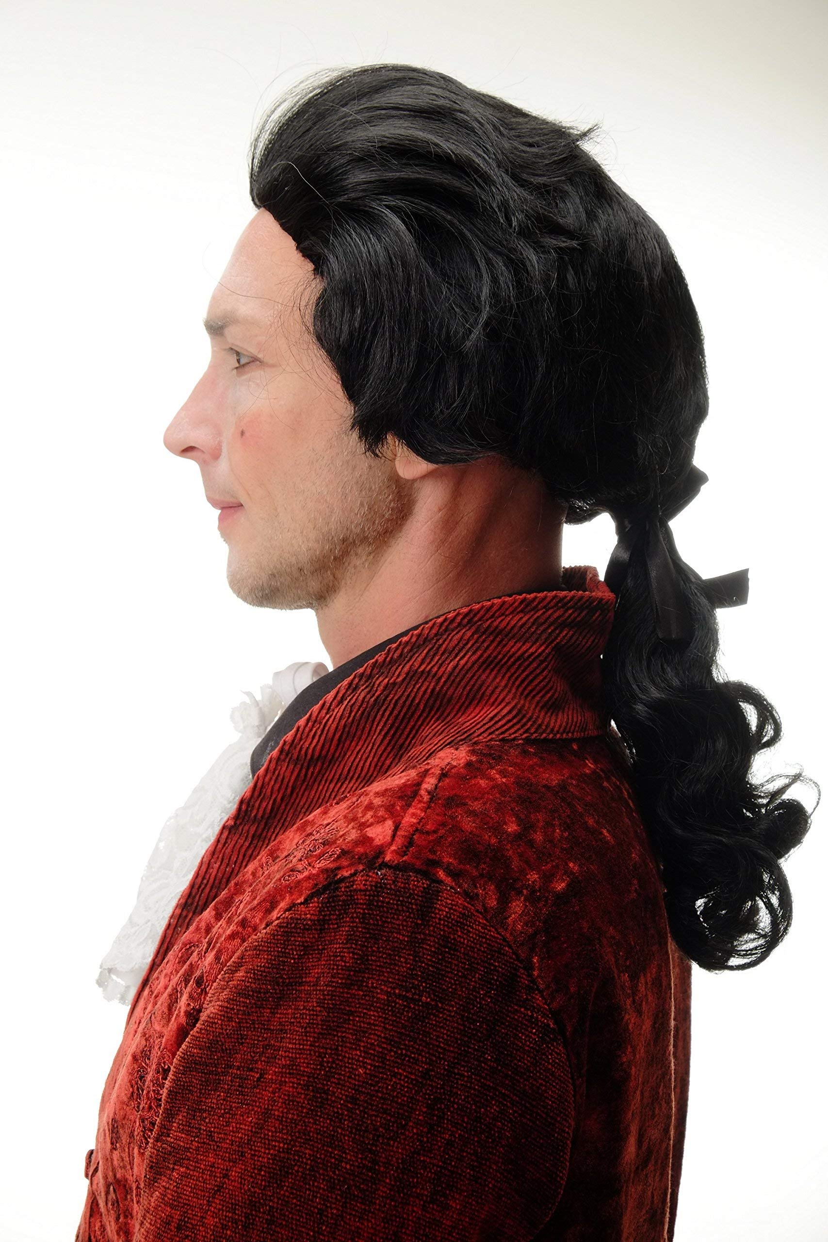 wig-me-up-4287-p103-herrenper-cke-barock-schwarz-mit-zopf image 3