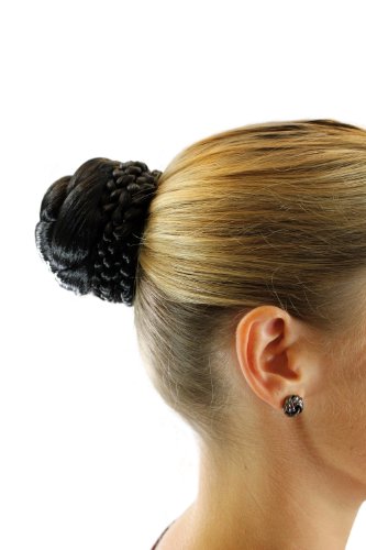 wig-me-up-haarteil-jl-3123s-2-dutt-haarknoten-geflochten-schwarz-mit-steckkamm image 7