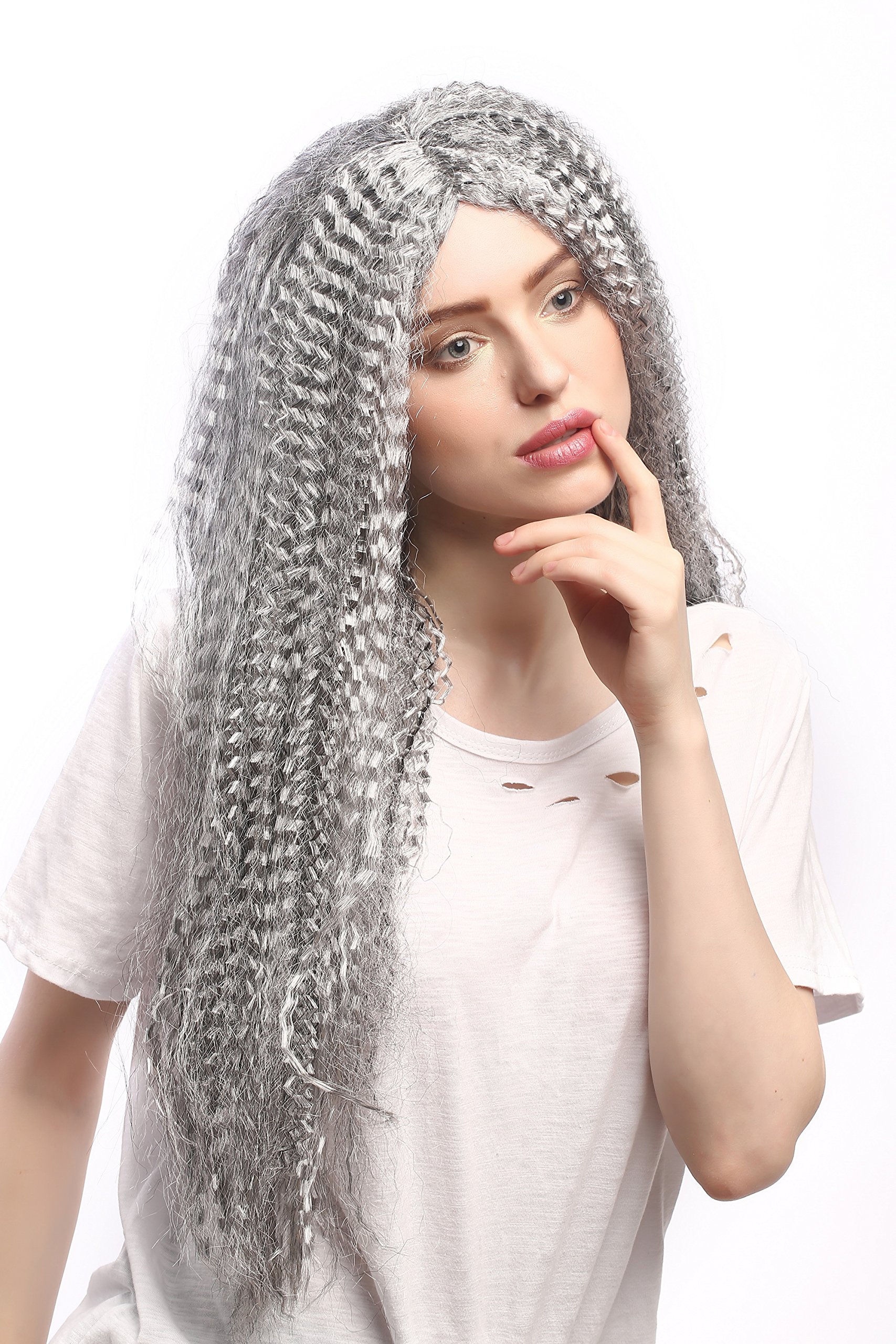wig-me-up-86625-p103-309-damen-per-cke-hexe-grau-schwarz-lang-60-cm image 3