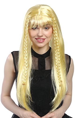 wig-me-up-90899-za614-zac2a-party-per-cke-lang-blond-pony-flechtz-pfe-55-cm image 8