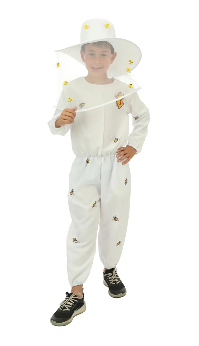p-tit-clown-imker-kost-m-kinder-overall-mit-hut-wei image 1