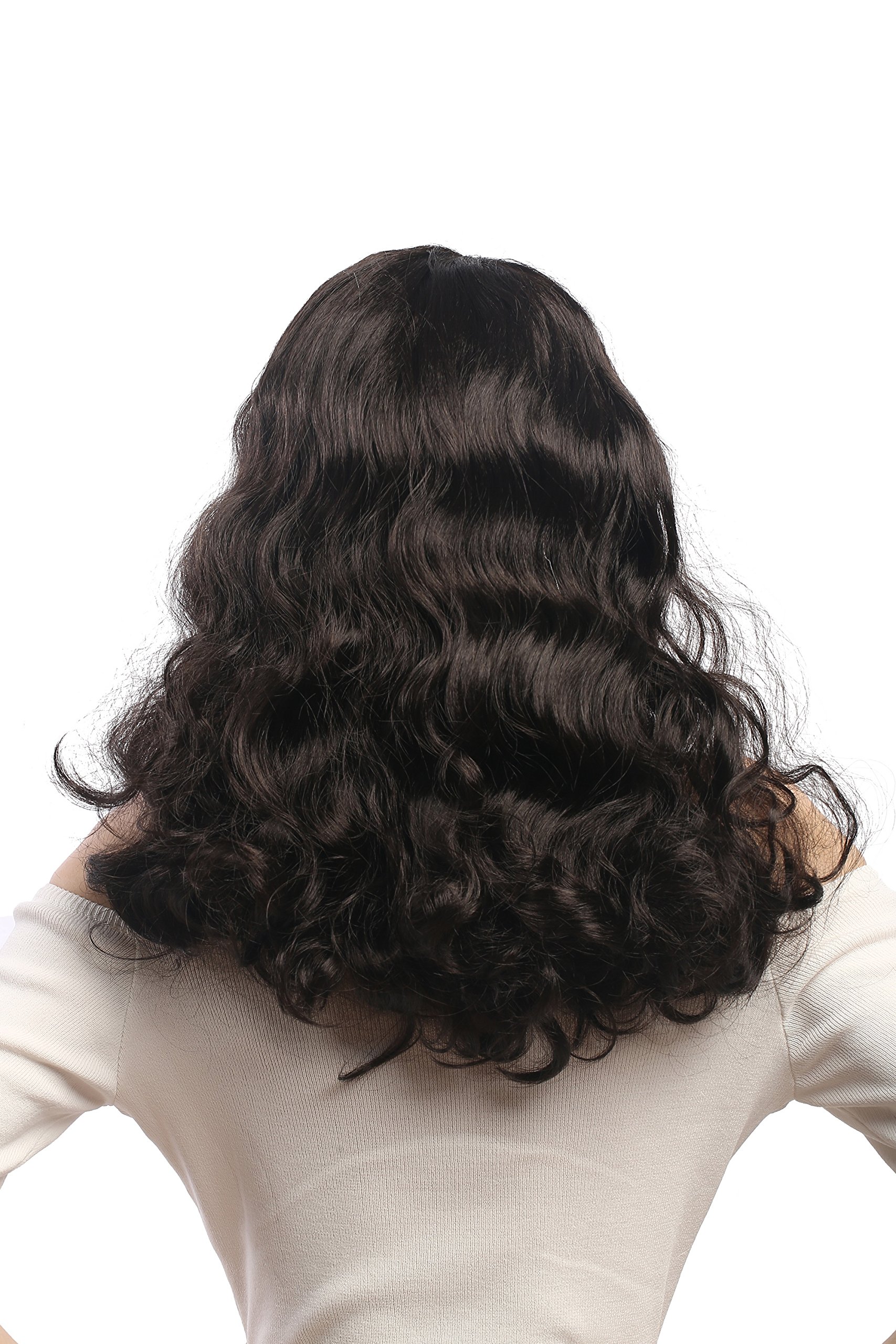 wig-me-up-per-cke-90942-za1-damen-lang-wellig-braun-mit-pony-50er-pin-up image 3