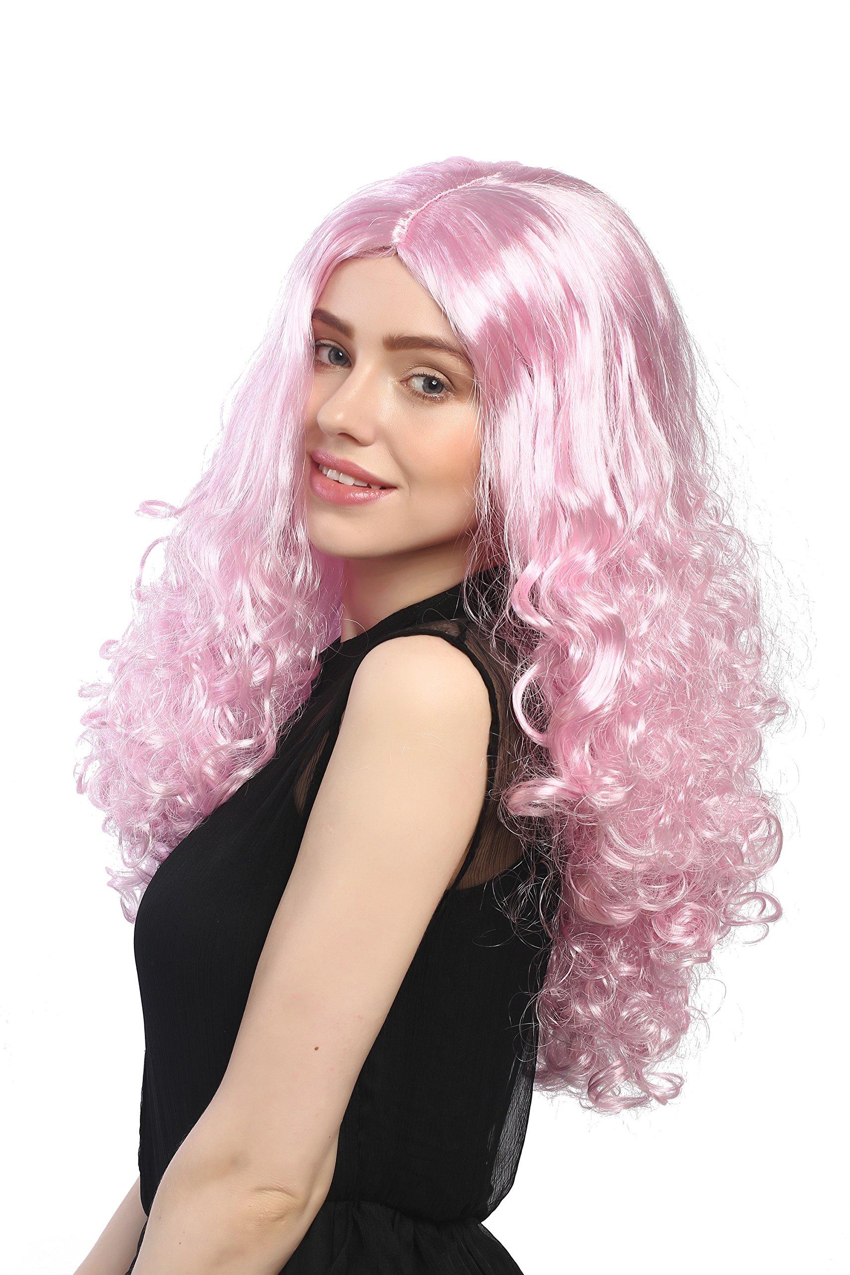 wig-me-up-mh-020-za28-per-cke-damen-lang-lockig-hell-pink-prinzessin image 2