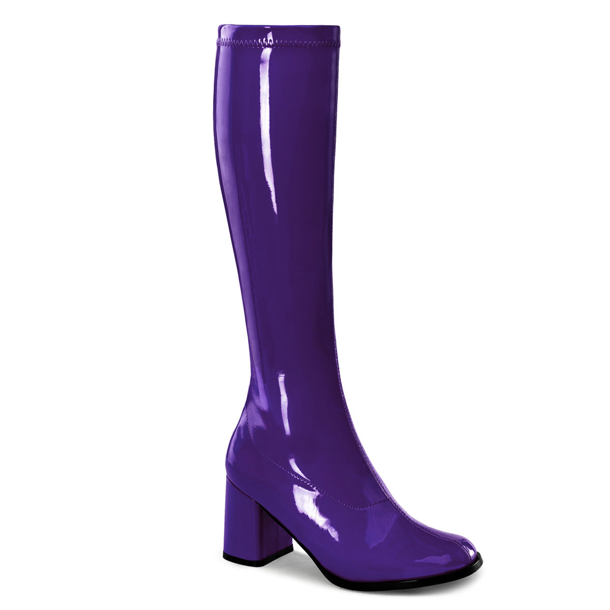funtasma-gogo-300-damen-knie-stiefel-schwarz-mit-7-6-cm-blockabsatz image 1