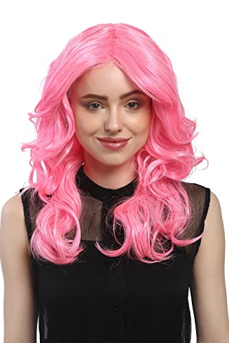 wig-me-up-91260-party-per-cke-diva-volumen-pink-rosa-50-cm image 8