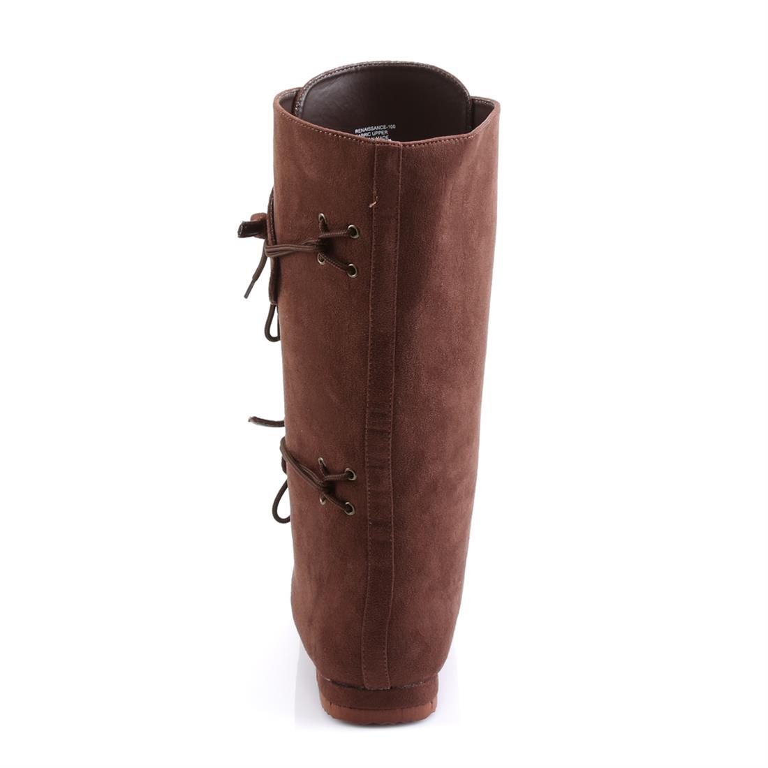 funtasma-renaissance-100-herren-renaissance-stiefel-braun-microfaser image 4