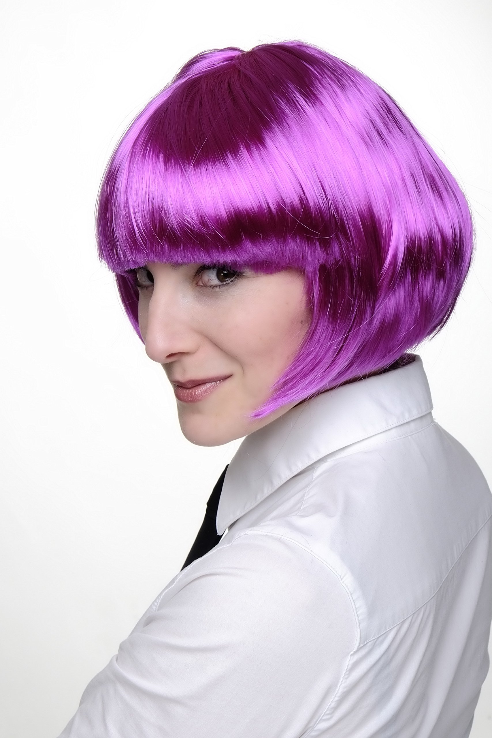 wig-me-up-lm-125-pc51-partyper-cke-bob-rosa-lila-kurz image 4