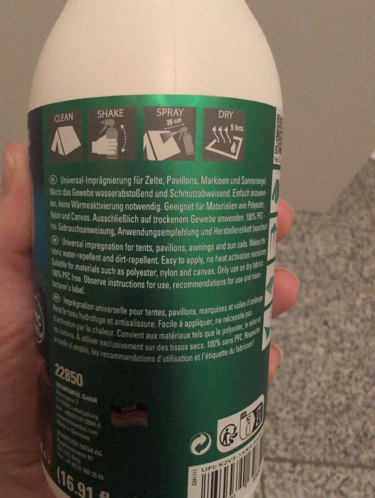 Solide, sparsam verwenden