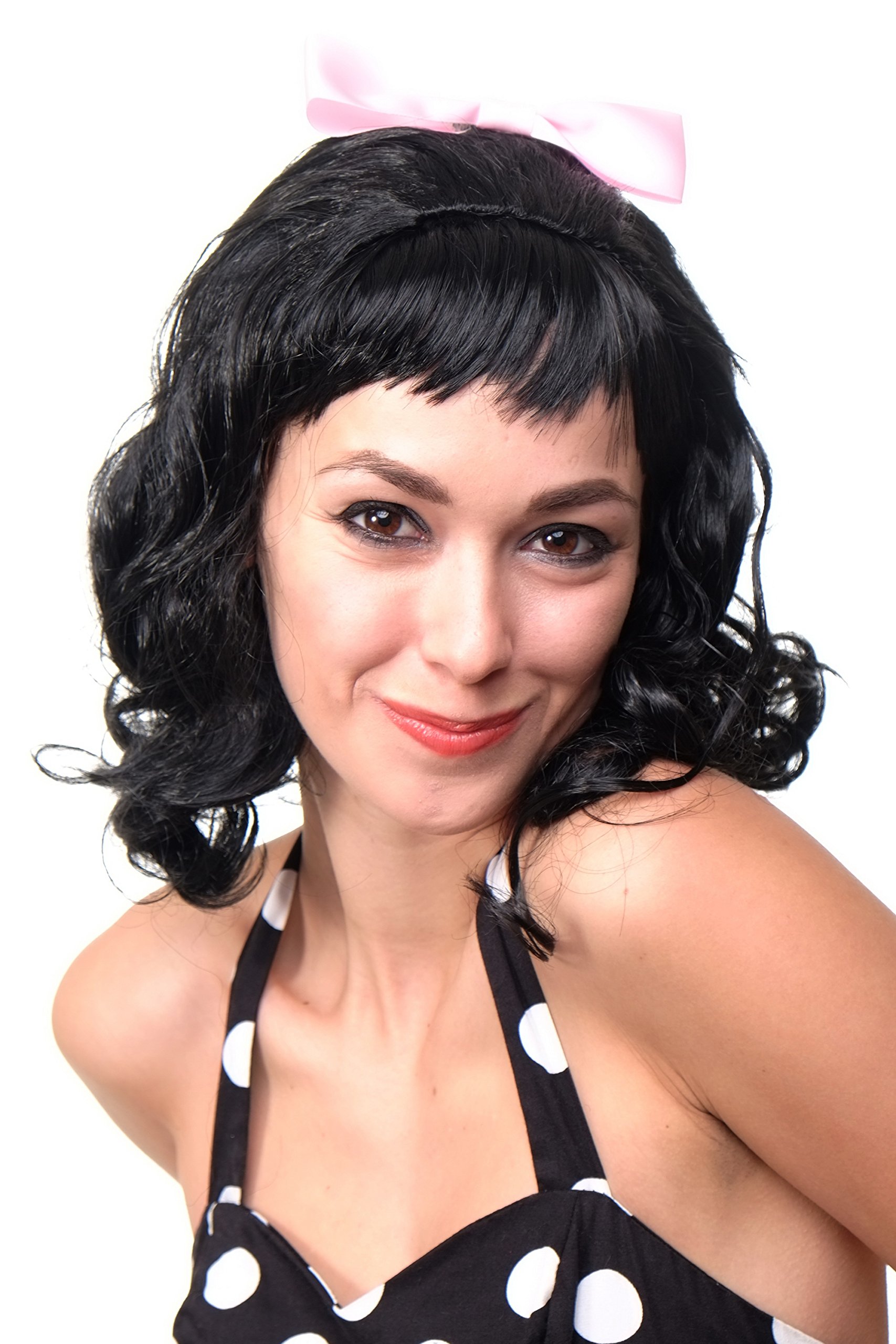 wig-me-up-rj026-p103-damenper-cke-50er-rock-n-roll-rockabilly-schwarz-mit-schlei image 2