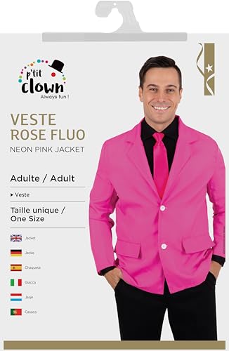 ptit-clown-jacke-einfarbig-22664-rosa-kost-mjacke image 7