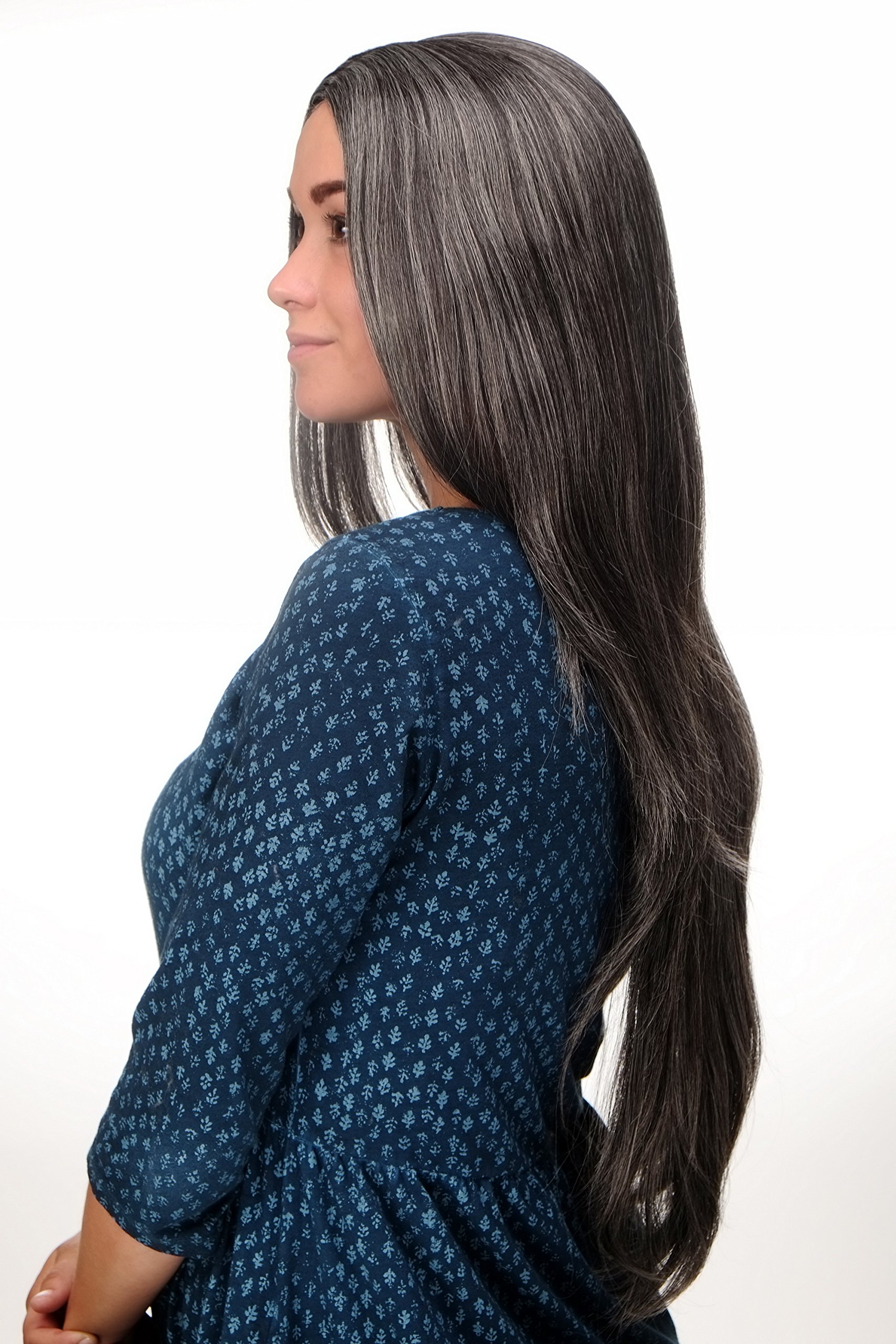 wig-me-up-3217-44-damenper-cke-dunkelgrau-glatt-sehr-lang-80-cm-mittelscheitel image 2