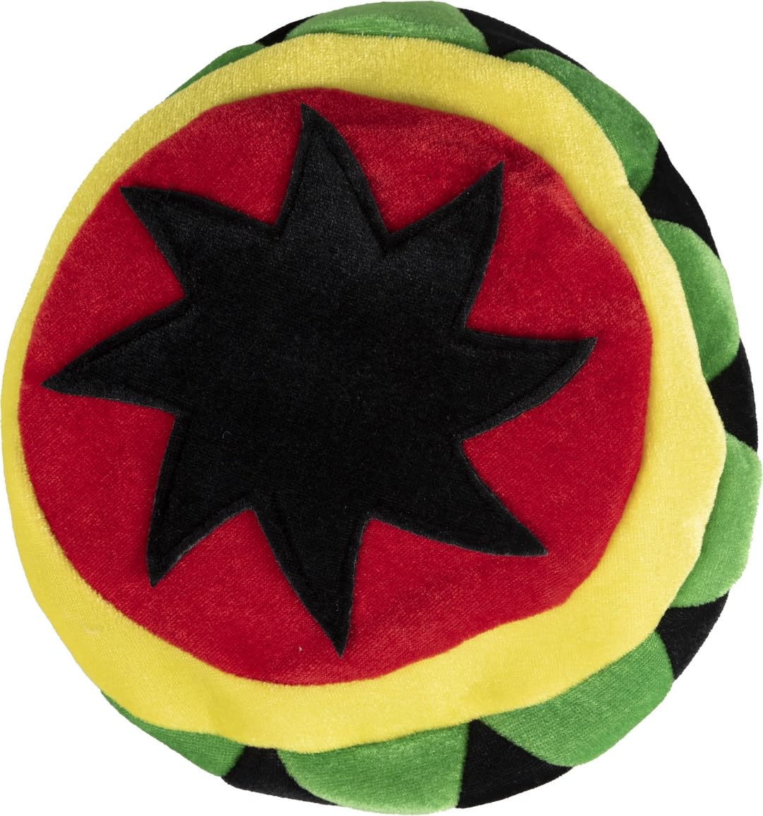 ptit-clown-rasta-barett-velours-mit-dreadlocks-mehrfarbig-erwachsene image 5