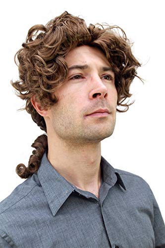 wig-me-up-barock-per-cke-braun-edelmann-pirat-prinz-mit-zopf image 3