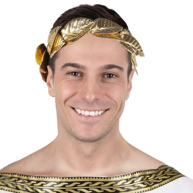 p-tit-clown-lorbeerblatt-kranz-caesar-kost-mzubeh-r-gold image 1
