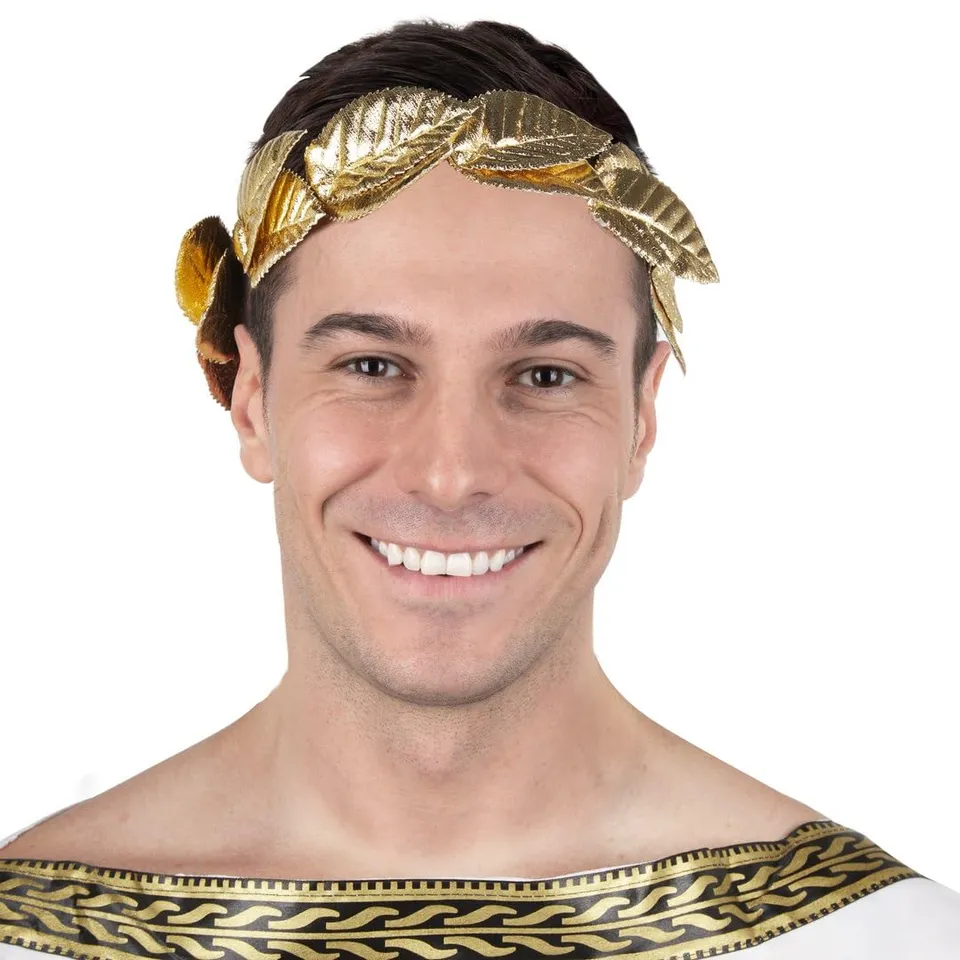p-tit-clown-lorbeerblatt-kranz-caesar-kost-mzubeh-r-gold image 1