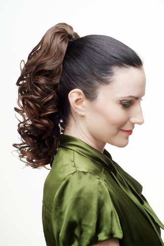 wig-me-up-nc2410-2t30-haarteil-pferdeschwanz-locken-braun-mix-butterfly-clip-35- image 6