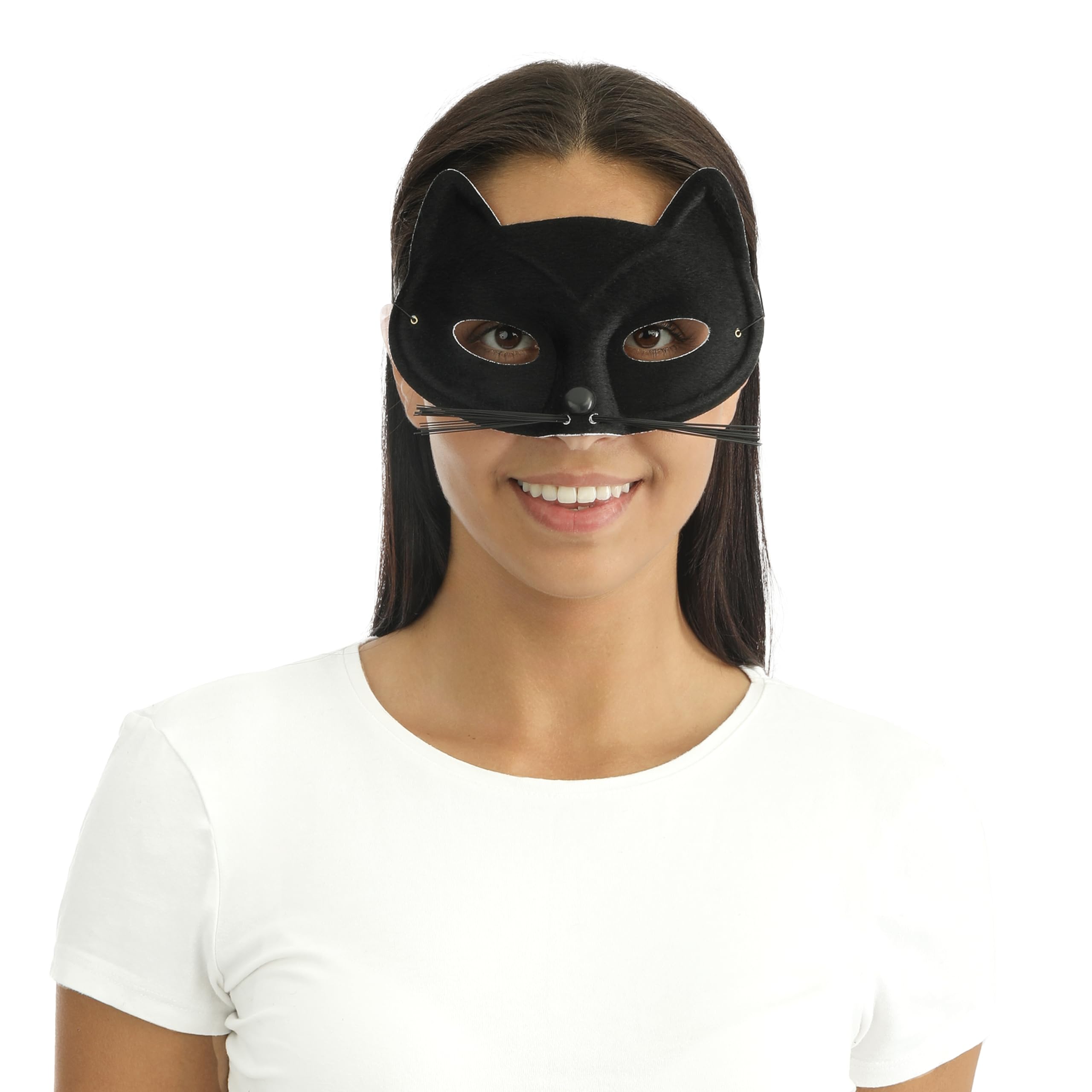 p-tit-clown-katzen-maske-schwarz-aus-stoff-venezianischer-wolf-f-r-erwachsene image 2