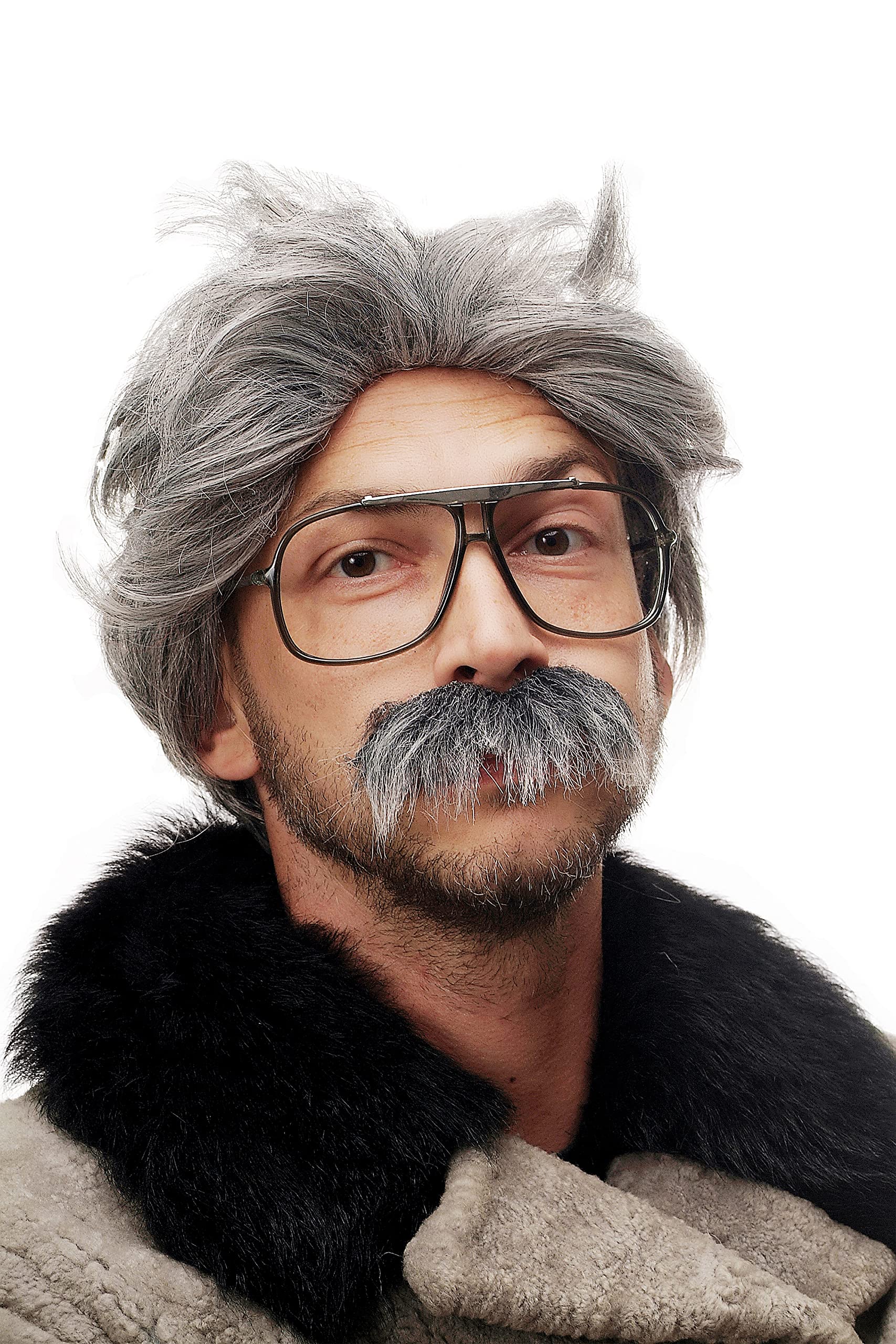 wig-me-up-per-cke-bart-4129-p103-68a-opa-professor-gro-vater-grau-fasching image 2