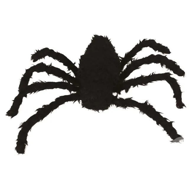 ptit-clown-riesige-spinne-pl-sch-halloween-deko-schwarz-160-cm image 1
