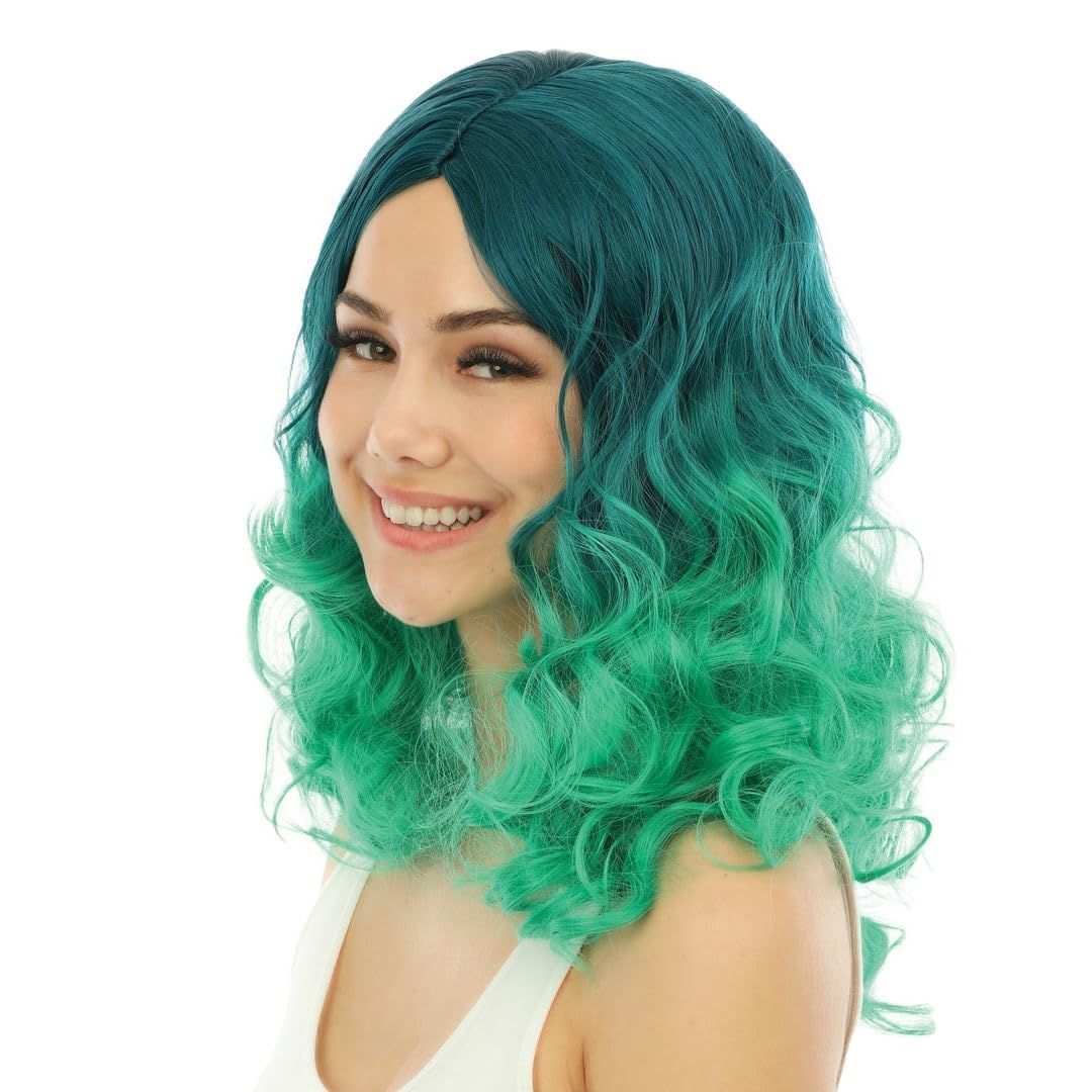 ptit-clown-luxus-tie-dye-per-cke-damen-gr-n-einheitsgr-e image 2