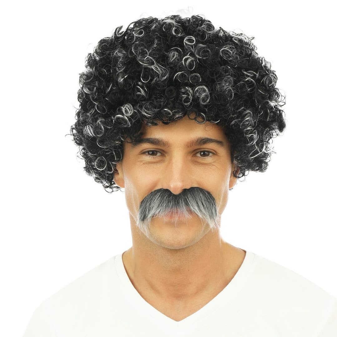 ptit-clown-lucien-per-cke-lockig-kurz-mit-schnurrbart-herren image 7