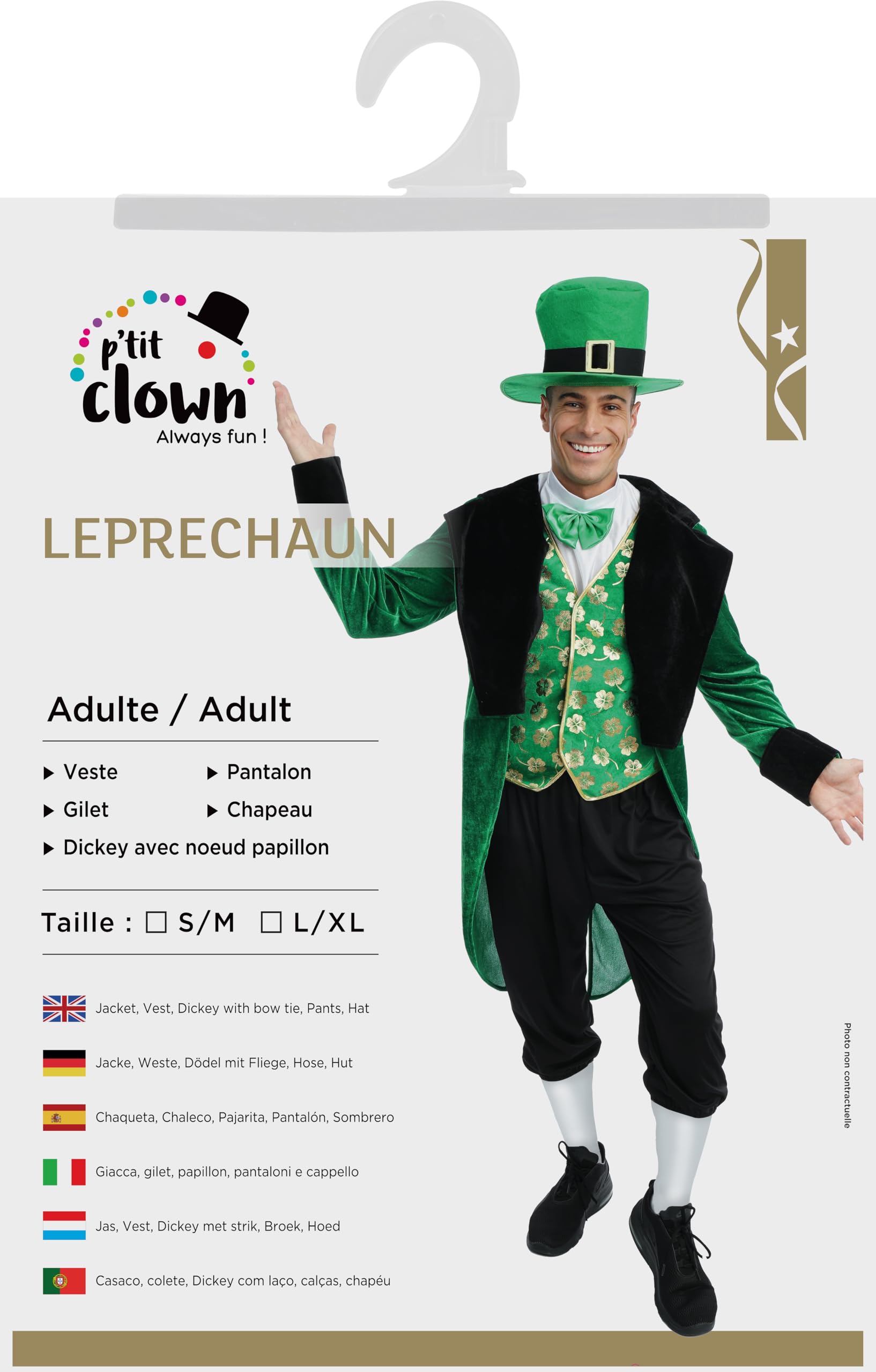 p-tit-clown-leprechaun-kost-m-erwachsene-unisex-luxus image 6