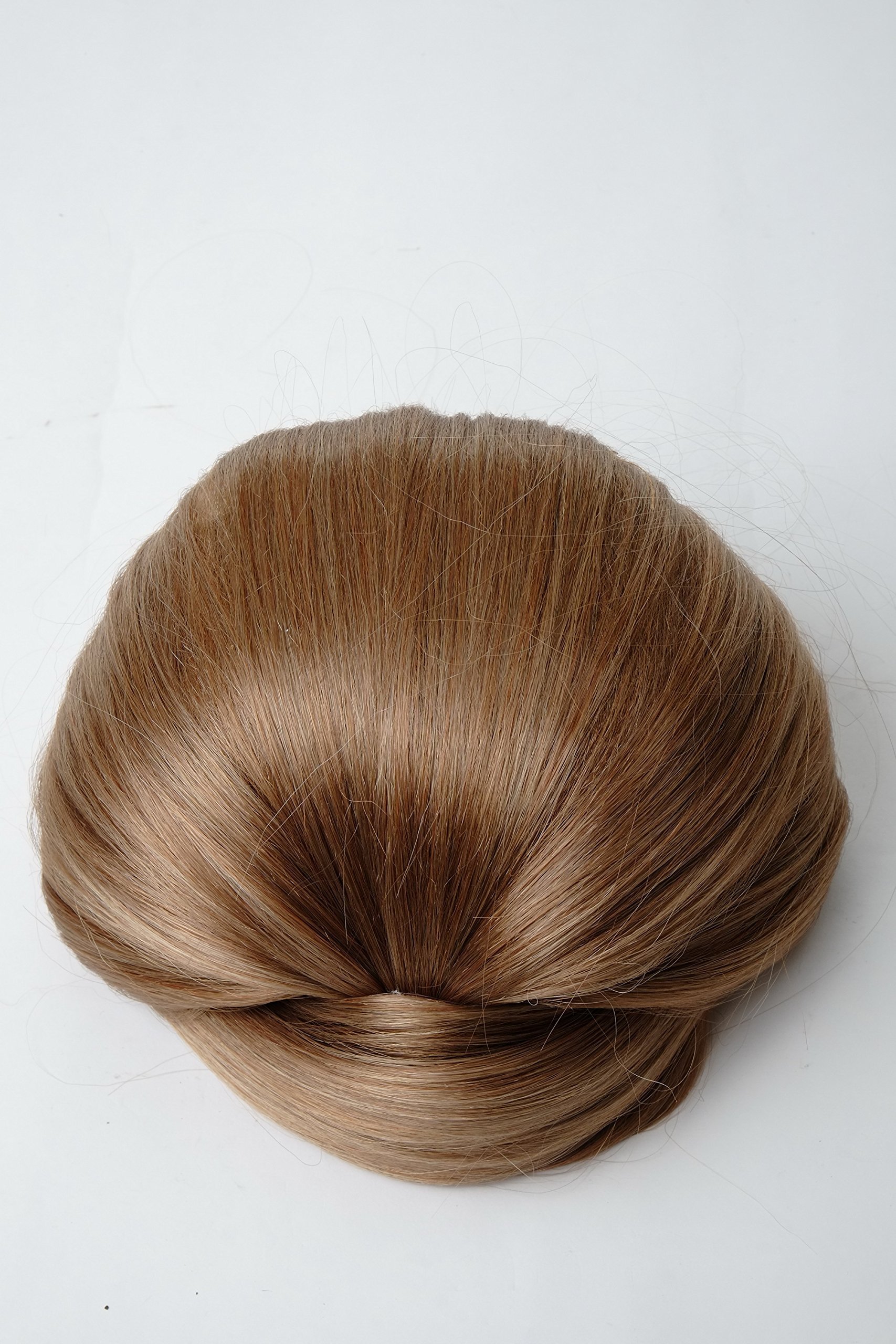 wig-me-up-q399bobo-15-haarteil-dutt-halbper-cke-turmfrisur-blond-18-cm image 2